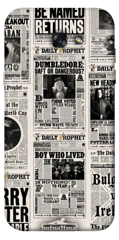 Чохол на Samsung A720 Galaxy A7 (2017) Harry Potter newspaper фото 1 з 1