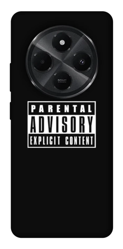 Чохол на Xiaomi Redmi A4 Parental Advisory Label фото 1 Чохол на Xiaomi Redmi A4 Parental Advisory Label фото 1 з 1