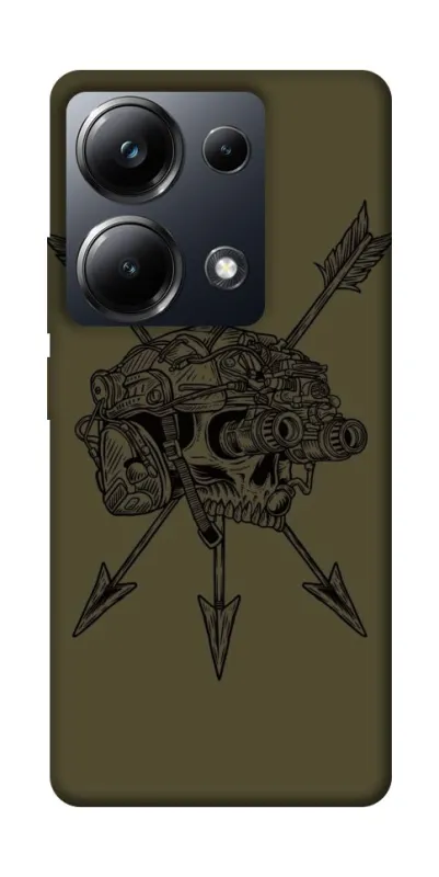 Чехол на Xiaomi Poco M6 Pro 4G Mil skull фото 1 из 1