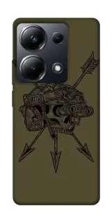 Чехол на Xiaomi Poco M6 Pro 4G Mil skull фото 1 из 1