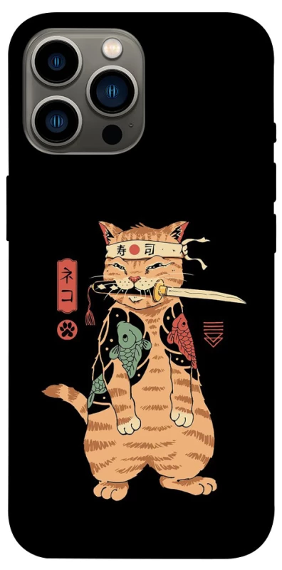 Чохол на Apple iPhone 12 Pro Max (6.7") Кіт-самурай фото 1 з 1
