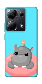 Чехол на Xiaomi Poco M6 Pro 4G Adopt Me Hippo Floatie фото 1 из 1