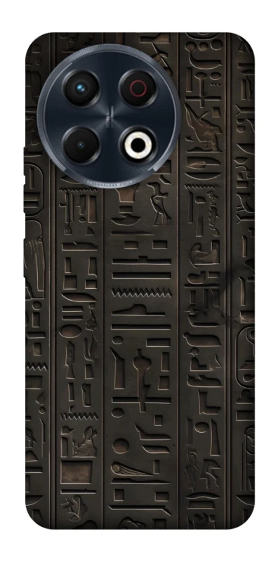 Чехол на TECNO Spark 30 Pro (KL7) Hieroglyphs фото 1 из 1
