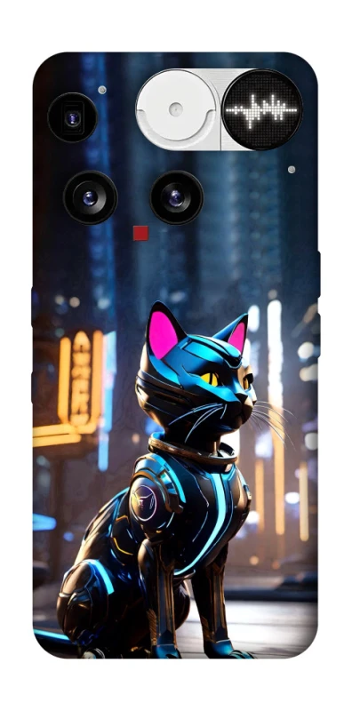Чехол на Nothing Phone (3) Cyber cat фото 1 из 1