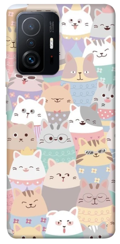 Чохол на Xiaomi 11T / 11T Pro Funny Kittens ver.2 фото 1 з 1