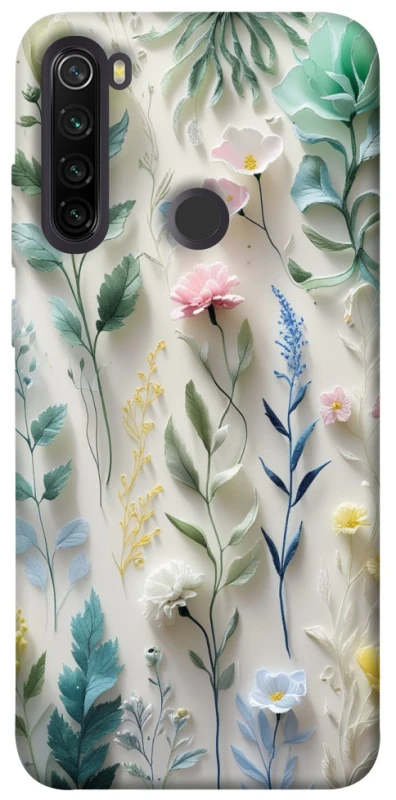 Чохол на Xiaomi Redmi Note 8T Floral design ver.3 фото 1 з 1