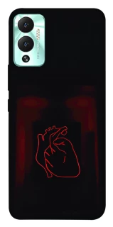 Чехол на Infinix Hot 12 Play Красное сердце фото 1 из 1