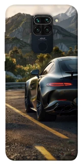 Чехол на Xiaomi Redmi Note 9 / Redmi 10X Car in the mountains фото 1 из 1