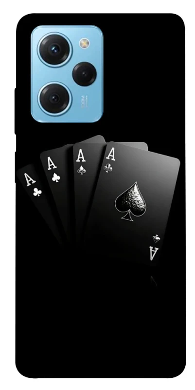 Чохол на Xiaomi Poco X5 Pro 5G Black Cards фото 1 з 1