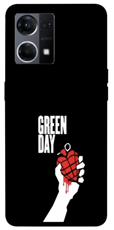 Чохол на Oppo Reno 7 4G Green Day logo фото 1 з 1