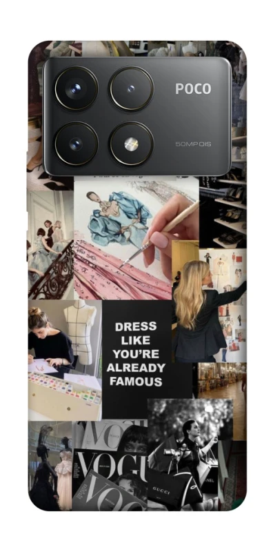 Чохол на Xiaomi Poco F6 Pro Fashion collage ver.11 фото 1 з 1