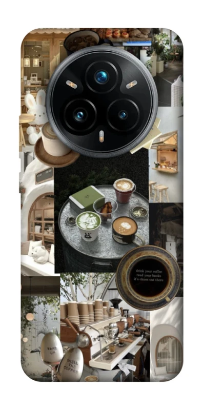 Чохол на Realme 14 Pro Coffee collage ver.4 фото 1 з 1