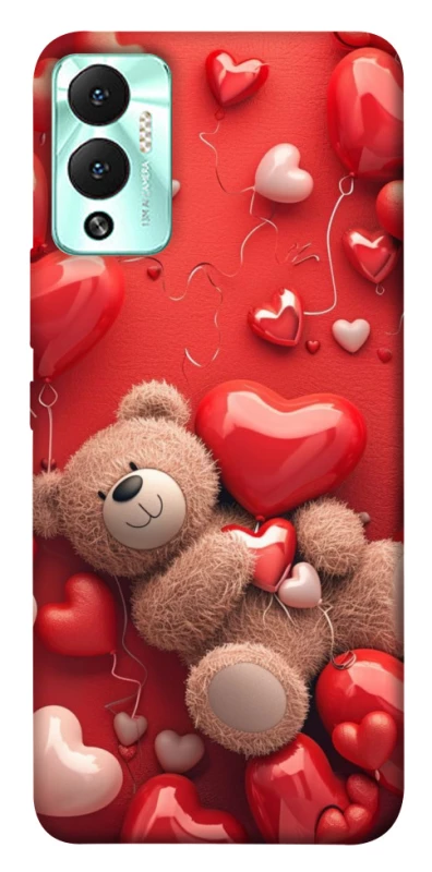 Чохол на Infinix Hot 12 Play bear in hearts фото 1 з 1