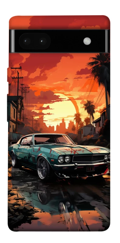 Чохол на Google Pixel 6a Car at sunset фото 1 з 1