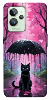 Чохол на Realme GT2 Black cat фото 1 з 1