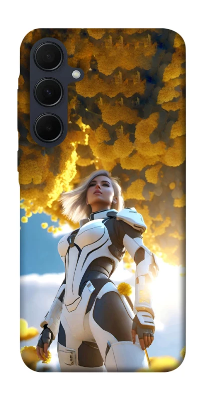 Чохол на Samsung Galaxy A55 Cyber space girl ver.3 фото 1 з 1