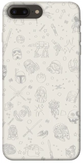 Чохол на Apple iPhone 7 plus / 8 plus Star Wars background ver.1 фото 1 з 1