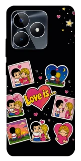 Чехол на Realme C53 Love is фото 1 из 1
