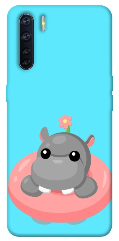 Чехол на Oppo A91 Adopt Me Hippo Floatie фото 1 из 1