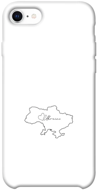 Чохол на Apple iPhone SE (2020) Ukraine map фото 1 з 1