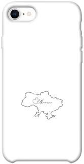 Чохол на Apple iPhone SE (2020) Ukraine map фото 1 з 1