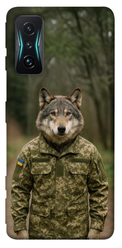 Чохол на Xiaomi Redmi K50 Gaming Вовк захисник фото 1 з 1