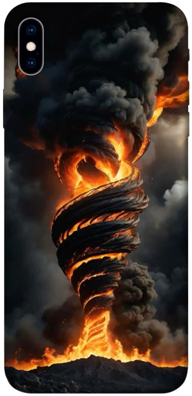 Чехол на Apple iPhone XS Max (6.5") Огненный торнадо фото 1 из 1