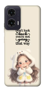Чехол на Motorola Moto G35 Don't look back фото 1 из 1