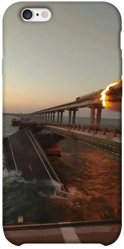 Чохол на Apple iPhone 6/6s plus (5.5") Кримський міст втомився фото 1 з 1