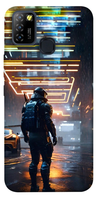 Чохол на Infinix Hot 10 Lite Cyber character фото 1 з 1