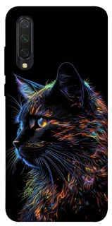 Чехол на Xiaomi Mi CC9 / Mi 9 Lite Черный кот фото 1 из 1