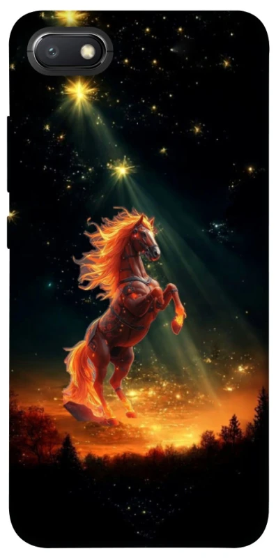 Чохол на Xiaomi Redmi 6A Red Fire Horse ver.2 фото 1 з 1