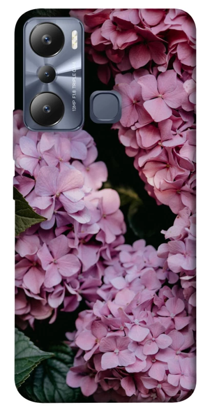 Чохол на Infinix Hot 20i Рожеві гартензії фото 1 з 1