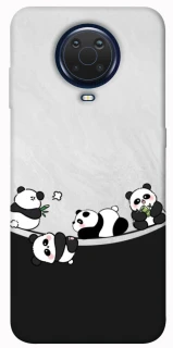 Чехол на Nokia G20 / G10 / 6.3 Four pandas фото 1 из 1