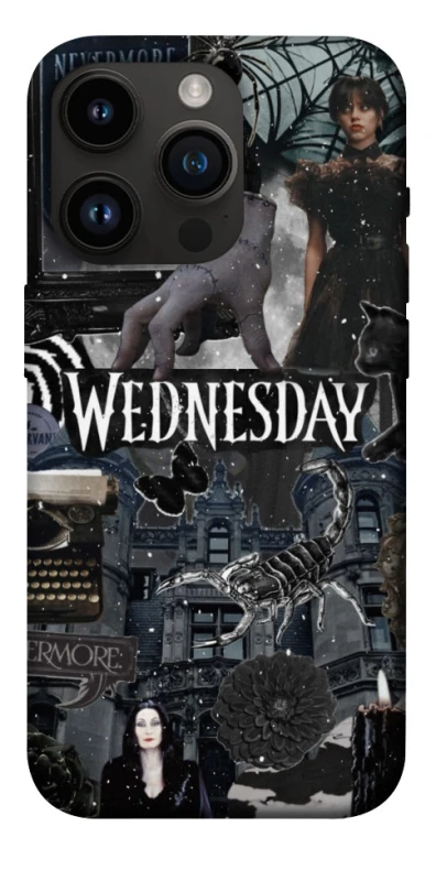 Чехол на Apple iPhone 14 Pro (6.1") Wednesday Collage ver.2 фото 1 из 1