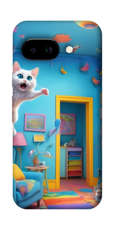 Чохол на Google Pixel 9a crazy cat фото 1 з 1