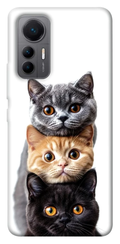 Чохол на Xiaomi 12 Lite Гарні котики фото 1 з 1