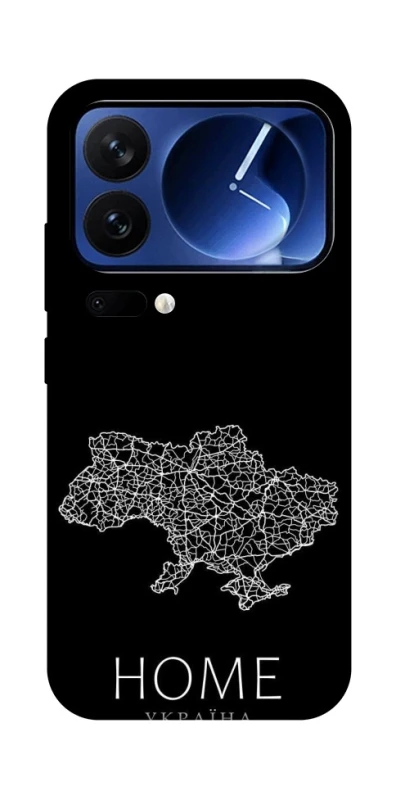 Чохол на Xiaomi Poco F7 Ultra Ukraine black map фото 1 з 1