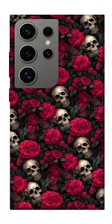 Чохол на Samsung Galaxy S24 Ultra Черепа та рози фото 1 з 1