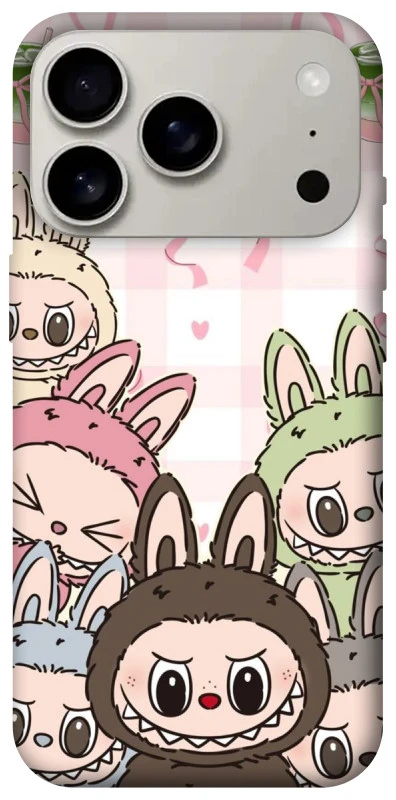 Чехол на Apple iPhone 17 Pro (6.3") All Labubu 2 фото 1 из 1