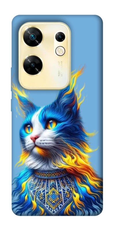 Чехол на Infinix Zero 30 4G Кот патриот фото 1 из 1