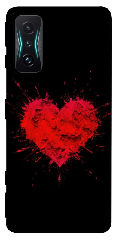 Чохол на Xiaomi Redmi K50 Gaming Splash heart фото 1 з 1