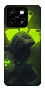 Чехол на ZTE Blade A55 4G Радиация v5 фото 1 из 1