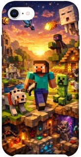 Чохол на Apple iPhone SE (2020) Minecraft v6 фото 1 з 1