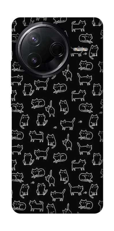Чехол на Infinix Note 50 Pro Black Cats фото 1 из 1