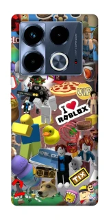 Чохол на Infinix Note 40 4G Roblox collage ver.5 фото 1 з 1