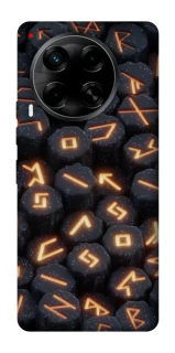 Чехол на TECNO Camon 30 (CL6) Огненые руны фото 1 из 1