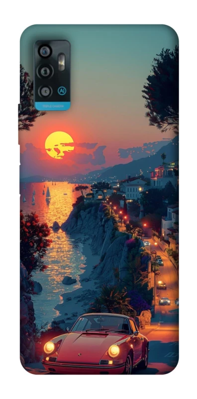Чохол на ZTE Blade A71 Porsche sunrise фото 1 з 1