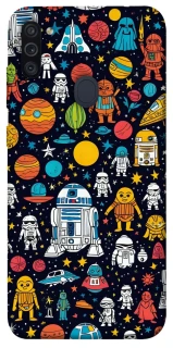 Чехол на Samsung Galaxy M11 Star Wars background ver.2 фото 1 из 1