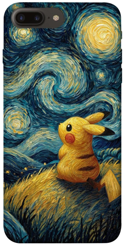 Чохол на Apple iPhone 7 plus / 8 plus Pikachu and Van Gogh фото 1 з 1